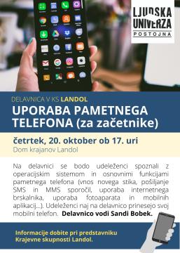 Delavnica v Krajevni skupnosti Landol 1